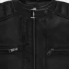 Andrew Tate Leather Jacket Front Closure