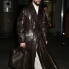 Bad Bunny Met Gala After Party Leather Coat