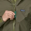 Bodkin S1 Gilbert Green Jacket Chest Pocket Closeup
