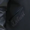 Detroit Tigers Black Varsity Jacket Pocket Logo