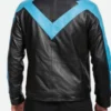 Dick Grayson Nightwing Leather Jacket Back