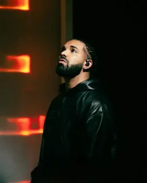 Drake OVO OG Black Leather Hoodie For Men And Women