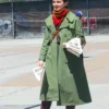 Eric Cassie Anderson Green Trench Coat