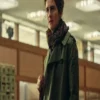 Eric Cassie Anderson Green Trench Coat For Women On Sale