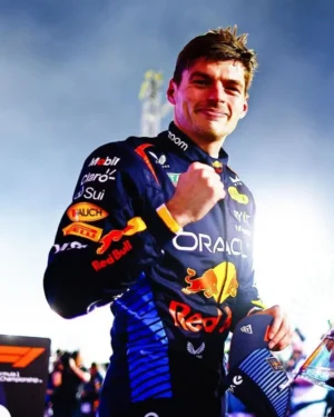 F1 GP 2024 Max Verstappen Red Bull Race Jacket Side 2
