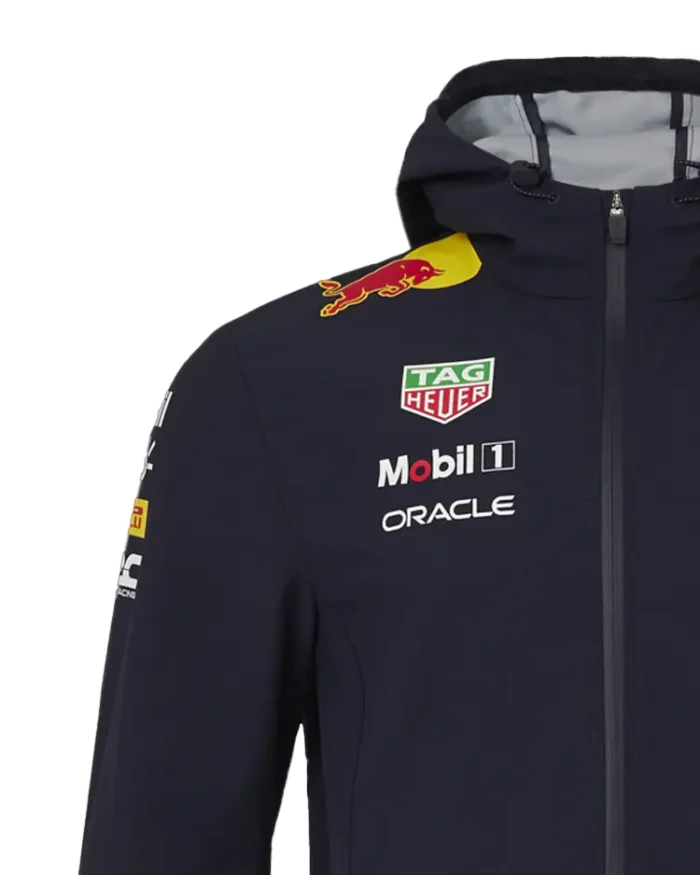 F1 Gp 2024 Red Bull Team Jacket Right Chest Closeup