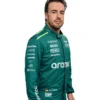 Fernando Alonso Gp 2024 Aston Martin Aramco F1 Race Jacket Right Side Look