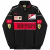 Ferrari Black Bomber Jacket