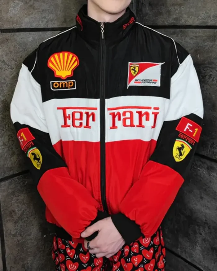 Ferrari F1 Bomber Jacket Front