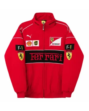 Ferrari Red Bomber Jacket