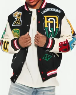 First-Row-Keep-Things-Simple-Varsity-Jacket