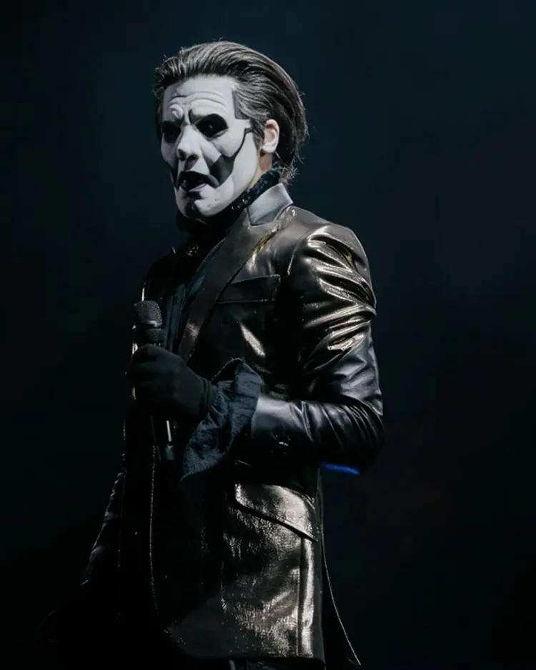 Ghost Rite Here Rite Now Tobias Forge Leather Blazer