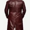 Guardians Of Galaxy 2 Star Lord Chris Pratt Leather Coat Back