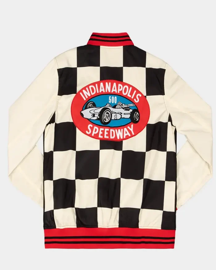 Indy 500 Checkered Flag Bomber Jacket For Men And Women