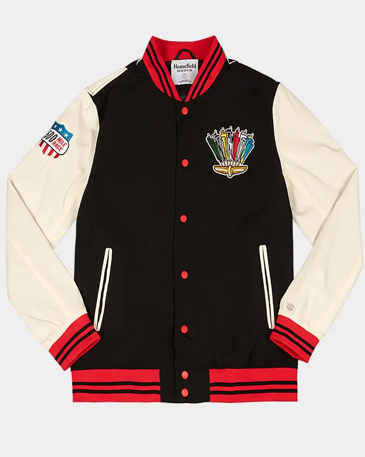 Indy 500 Checkered Flag Bomber Jacket