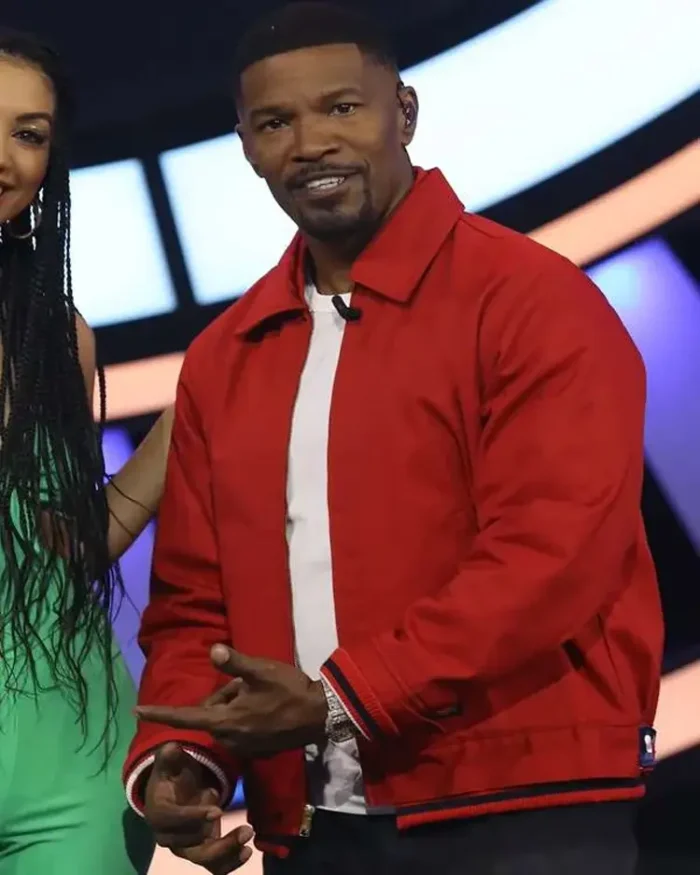 Jamie Foxx We Are Family Red Jacket