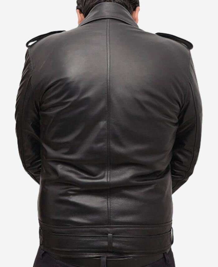 Jeffrey Dean Morgan The Walking Dead Negan Leather Jacket Back