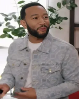 John Legend The Voice S25 Jacquard Denim Jacket