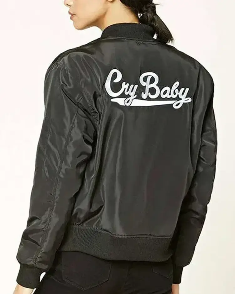 Johnny Depp Cry Baby Women Satin Bomber Jacket For Men And Women