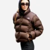Kendall Jenner North Face Brown Jacket