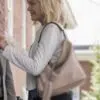 Lara Axelrod Tv Series Billions Season 2 Malin Akerman White Cropped Leather Jacket