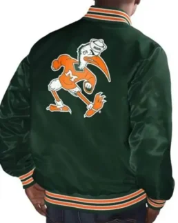 Miami Hurricanes Green Wool Jacket For Men And Women