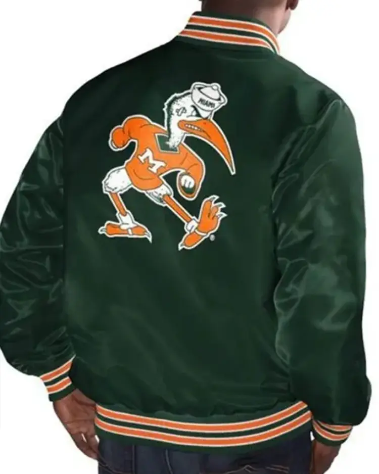 Miami Hurricanes Green Wool Jacket For Men And Women