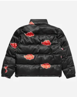 Naruto Akatsuki Puffer Jacket For Men And Women