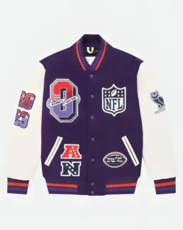 OVO-X-NFL-Super-Bowl-LVIII-Las-Vegas-Purple-Letterman-Varsity-Jacket