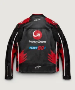 Palm Angles Miami Grand Prix 2024 Leather Jacket back