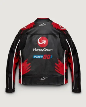 Palm Angles Miami Grand Prix 2024 Leather Jacket back