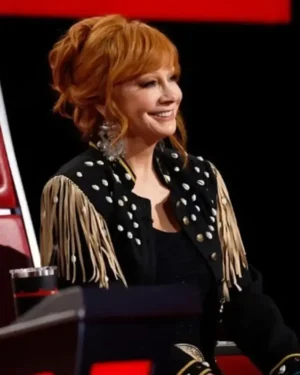 Reba Mcentire The Voice S25 Fringe Jacket For Women On Sale