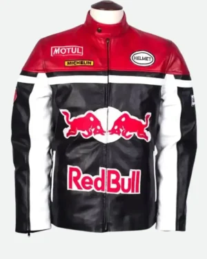 Red Bull Racing Leather Jacket Front