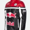 Red Bull Racing Leather Jacket Left Side View