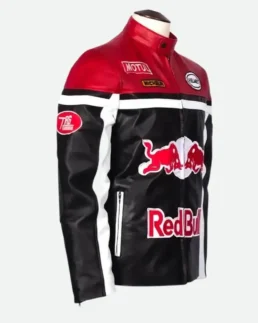 Red Bull Racing Leather Jacket Right Side View