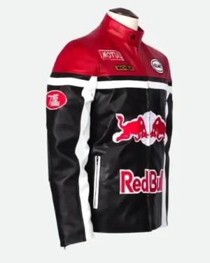 Red Bull Racing Leather Jacket Right Side View