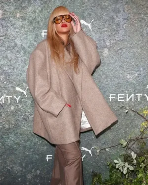 Rihanna Launch Party Oversized Coat V1