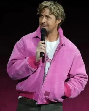 Ryan Gosling Pink Bomber Jacket