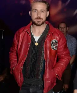 Ryan Gosling San Sebastian Film Festival Leather Jacket For Men And Women