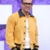 Ryan Reynolds IF 2024 Yellow Leather Jacket