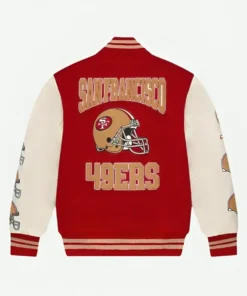 San Francisco 49ers Ovo Varsity Jacket For Men And Women