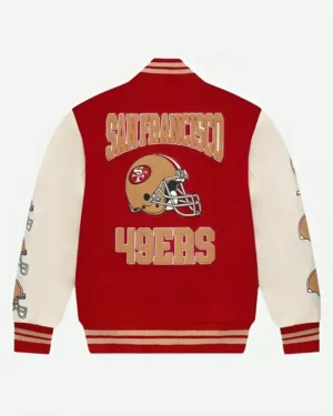 San Francisco 49ers Ovo Varsity Jacket For Men And Women