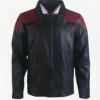Star Trek Picard Season 3 Leather Jacket Front