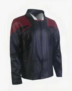 Star Trek Picard Season 3 Leather Jacket Side View