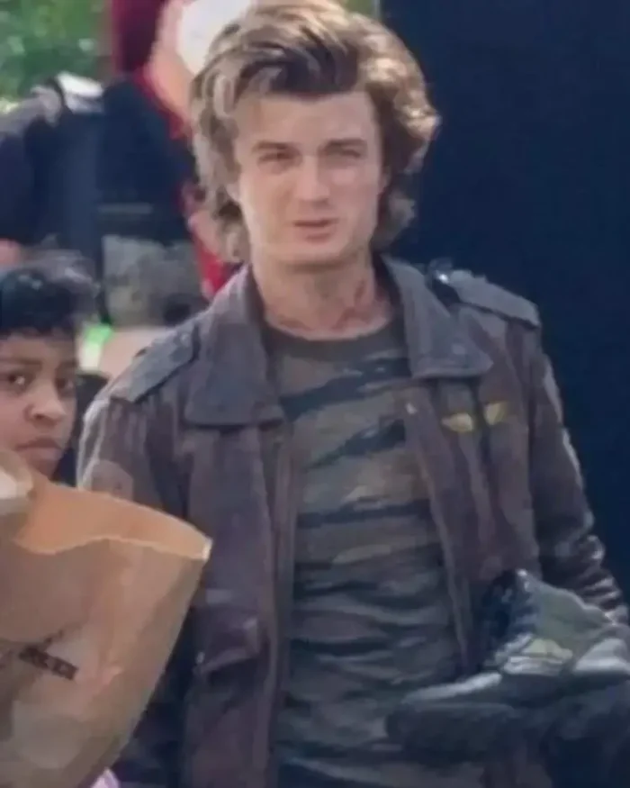 Steve Harrington Stranger Things Real Leather Jacket Celebrity