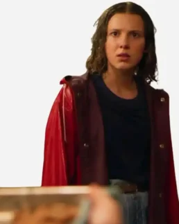 Stranger Things Eleven Red Rain Coat For Men And Women