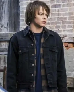 Stranger-Things-Jonathan-Byers-Black-Denim-Jacket