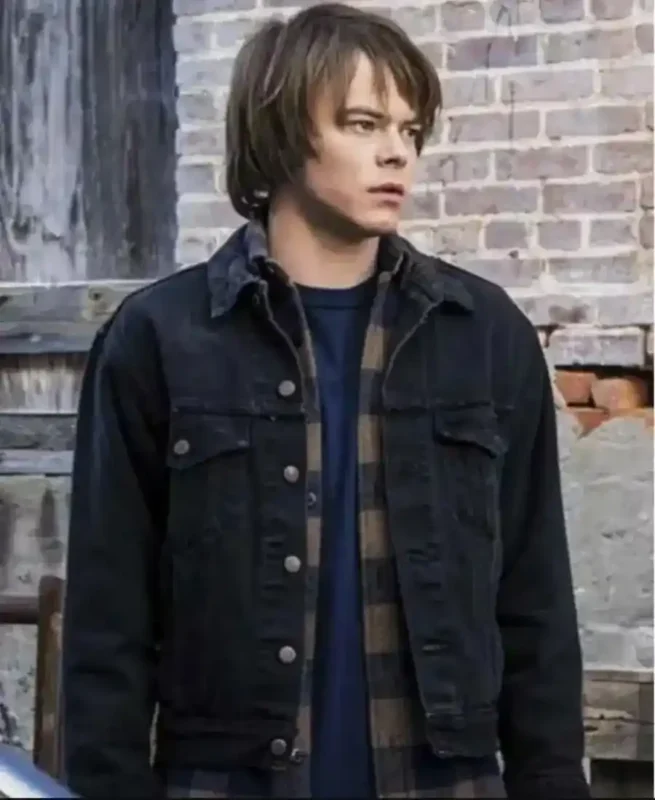 Stranger-Things-Jonathan-Byers-Black-Denim-Jacket