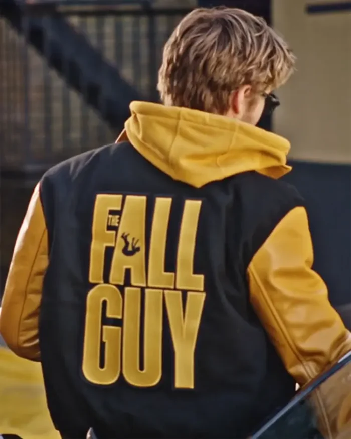 The Fall Guy Ryan Gosling Varsity Jacket Back