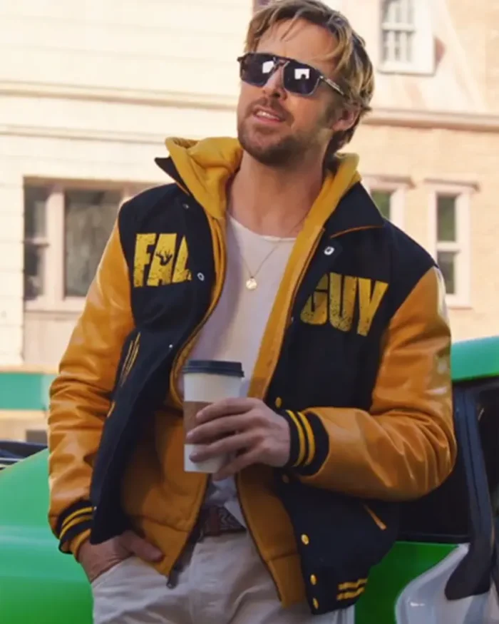 The Fall Guy Ryan Gosling Varsity Jacket Front